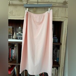 Chic Light pink Maxi Skirt for Women • 34 Inches Long